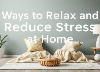 Evde Rahatlık ve Stres Azaltma Yolları Ways to Relax and Reduce Stress at Home