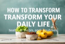 Günlük Hayatınızı Nasıl Dönüştürürsünüz: Sağlıklı Alışkanlıklar ve Rutinler How to Transform Your Daily Life: Healthy Habits and Routines