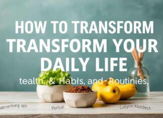 Günlük Hayatınızı Nasıl Dönüştürürsünüz: Sağlıklı Alışkanlıklar ve Rutinler How to Transform Your Daily Life: Healthy Habits and Routines