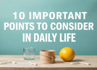 Günlük Hayatta Dikkate Alınması Gereken 10 Önemli Nokta 10 Important Points to Consider in Daily Life