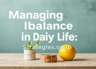 Günlük Yaşamda Dengesizliğin Yönetimi: Stratejiler ve İpuçları Managing Imbalance in Daily Life: Strategies and Tips