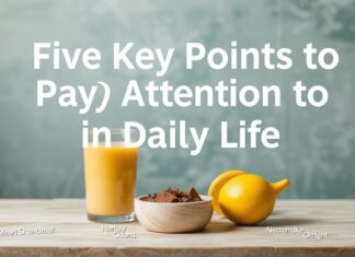 Günlük Yaşamda Dikkat Edilmesi Gereken 5 Anahtar Nokta Five Key Points to Pay Attention to in Daily Life