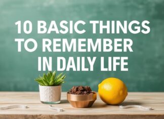 Günlük Yaşamda Dikkate Alınması Gereken 10 Temel Unutma 10 Basic Things to Remember in Daily Life