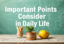 Günlük Yaşamda Dikkate Alınması Gereken Önemli Noktalar Important Points to Consider in Daily Life