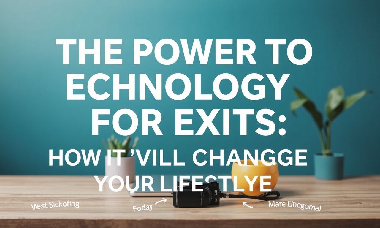 Dışarı Çıkışlar İçin Teknolojinin Gücü: Yaşam Tarzınızı Nasıl Değiştirecek