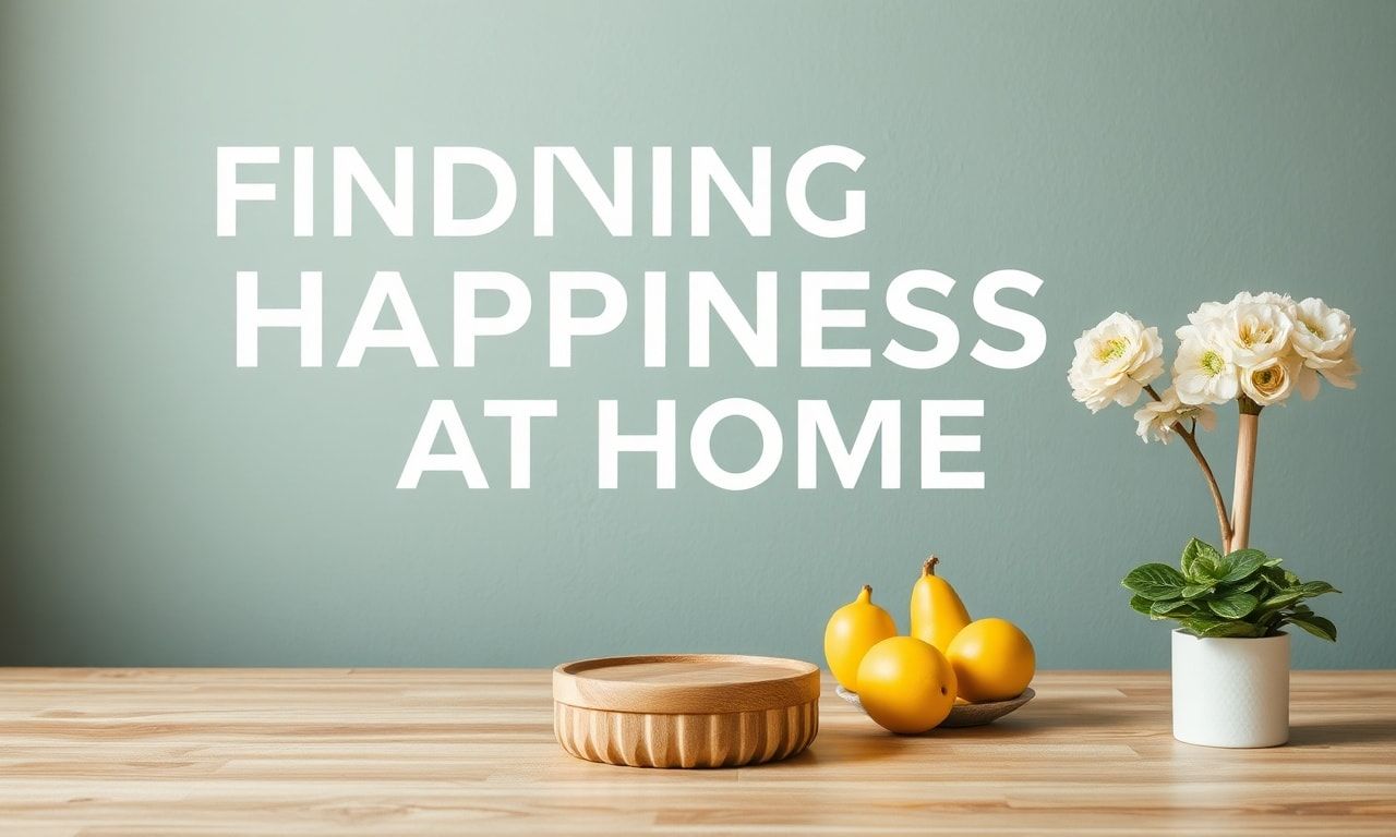 Evde Mutluluk Bulmak: Günlük Hayatınızı Nasıl Güzelleştirebilirsiniz