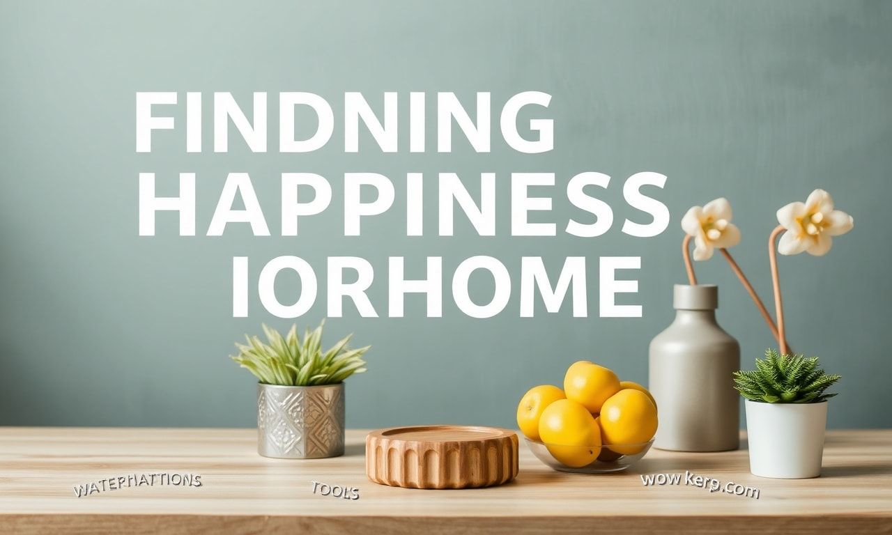 Evde Mutluluk Bulmak: Günlük Yaşamda Kullanabileceğiniz Pratik Yöntemler