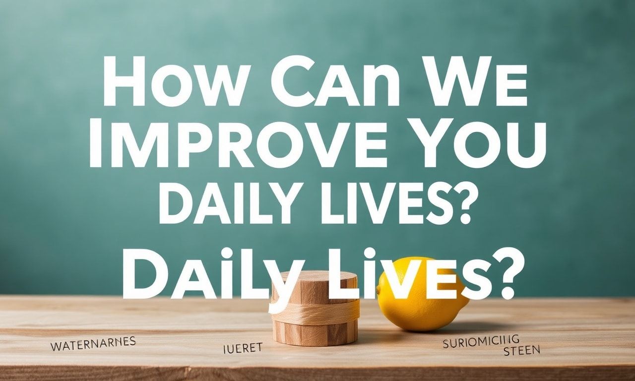 Günlük Hayatımızı Nasıl İyileştirebiliriz?