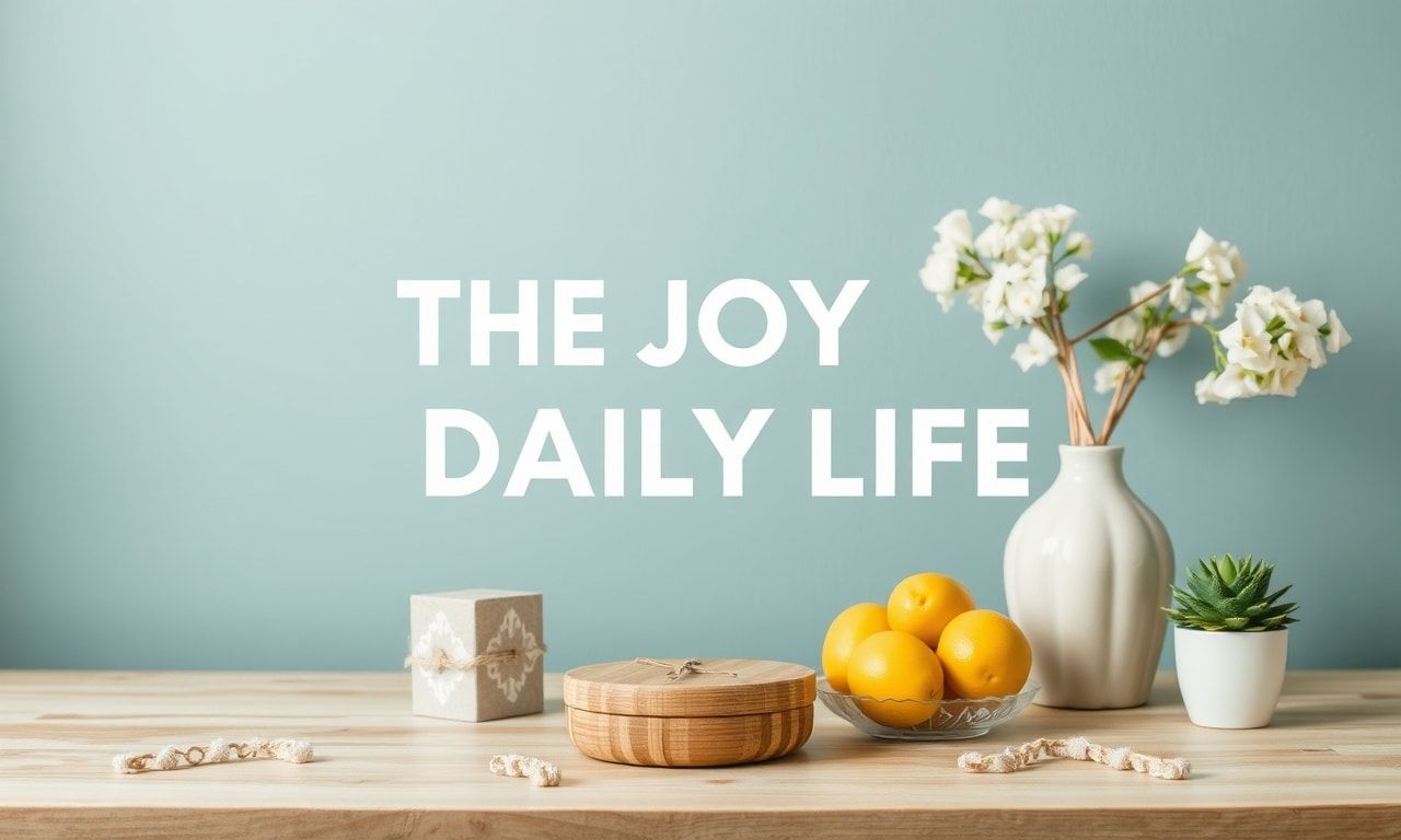 Günlük Hayatın keyfi: Ev, İlişkiler ve Kişisel Gelişim