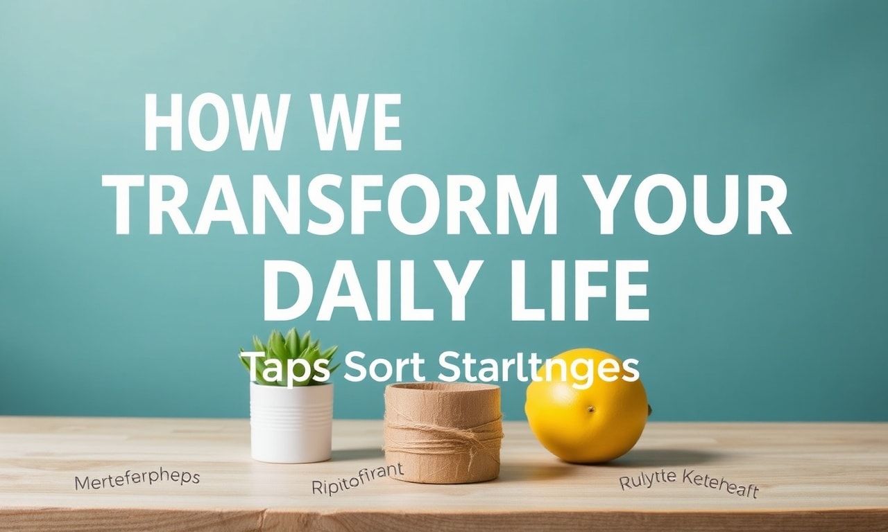 Günlük Hayatınızı Nasıl Dönüştürüyoruz: İpucu ve Stratejiler