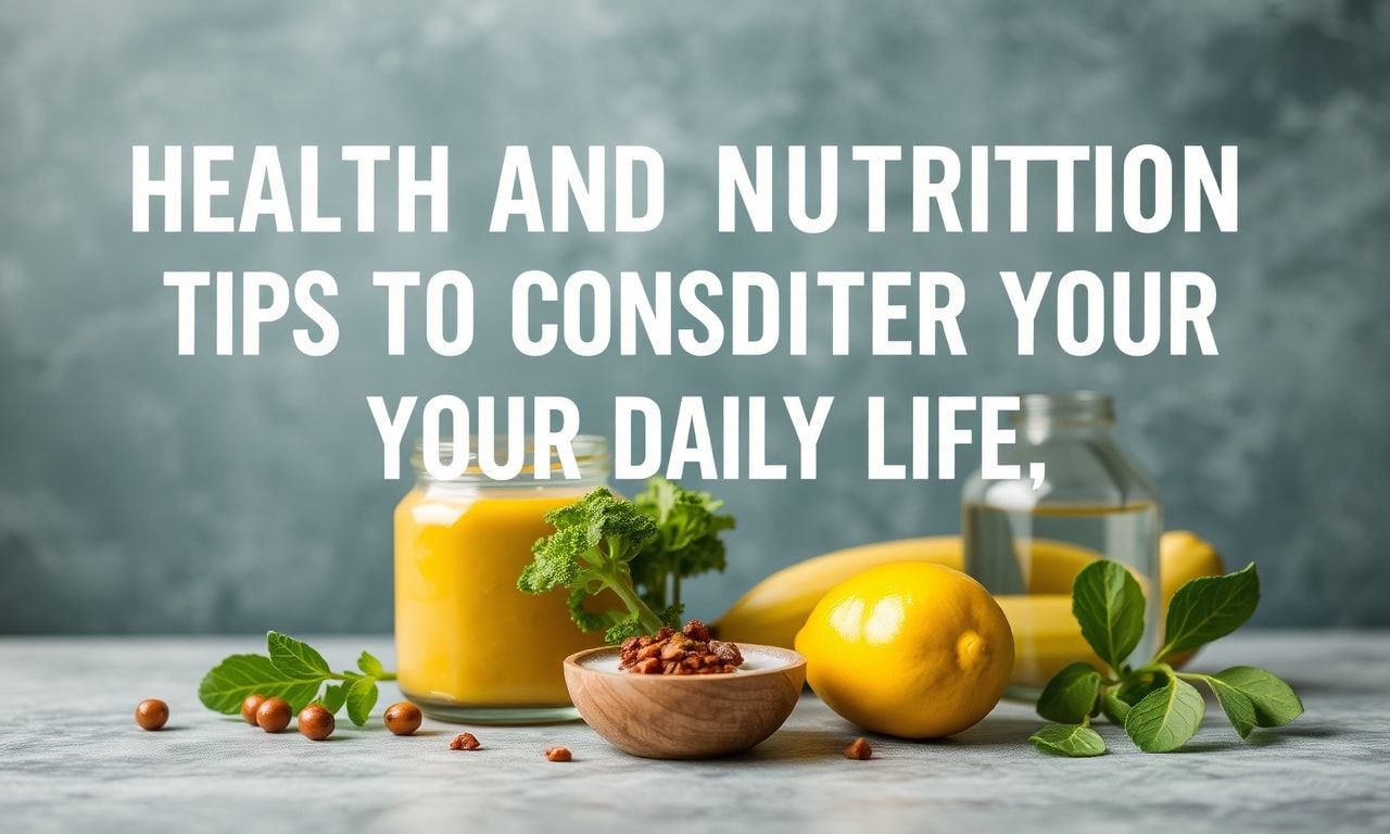 Günlük Hayatınızda Dikkate Almanız Gereken Sağlık ve Beslenme İpuçları