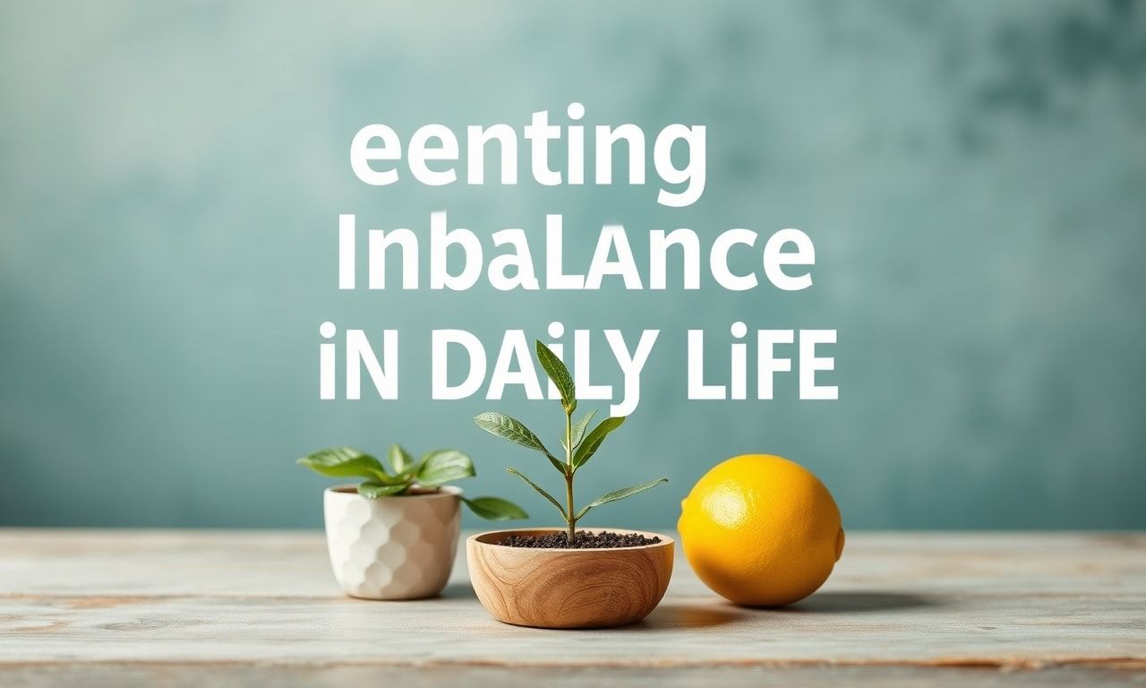 Günlük Yaşamda Dengesizliğin Önüne Geçmek
