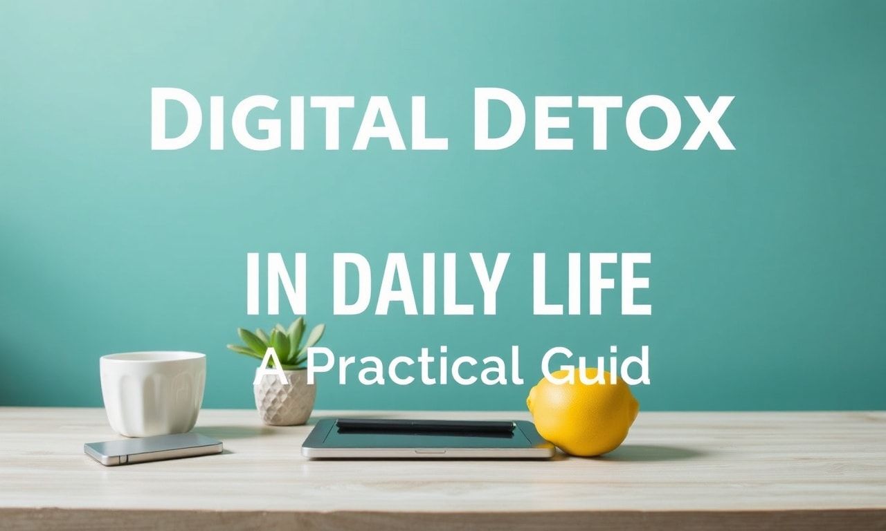 Günlük Yaşamda Dijital Detoks: Pratik Bir Rehber