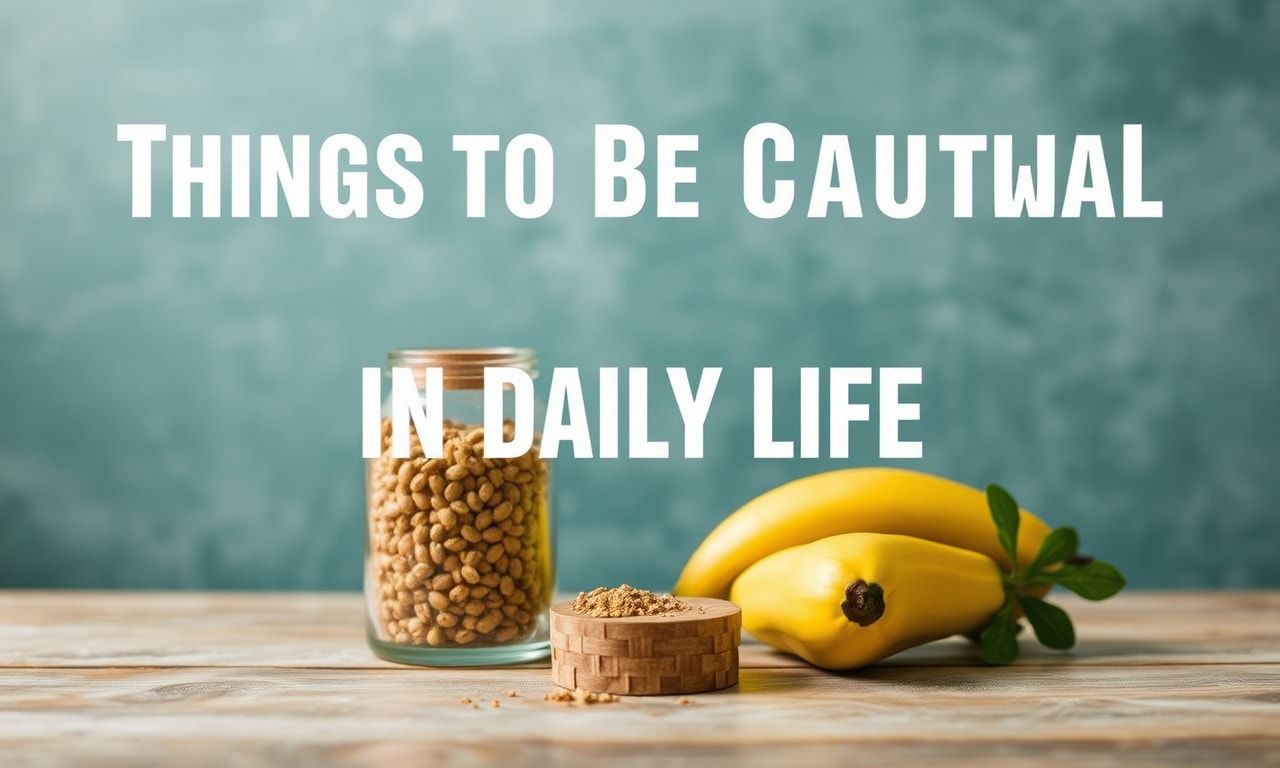 Günlük Yaşamda Dikkatli Olmanız Gerekenler