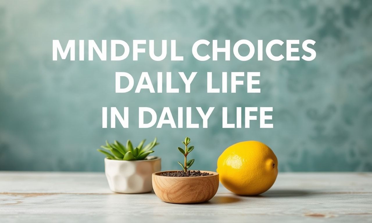 Günlük Yaşamda Dikkatli Seçimler: Mutluluk ve Dengeyi Artırın