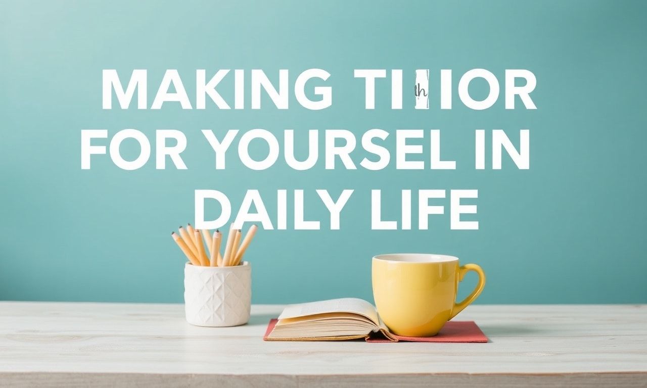 Günlük Yaşamda Kendi İçin Zaman Ayırmak: Self-Care Rehberi