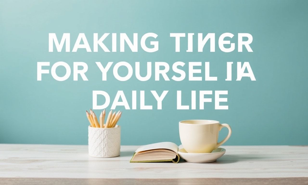 Günlük Yaşamda Kendi İçin Zaman Ayırmak: Self-Care Rehberi