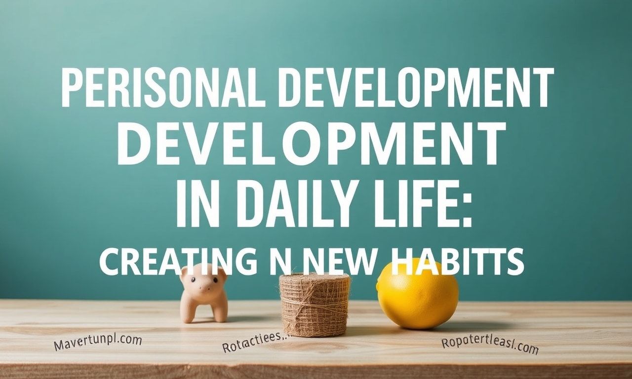 Günlük Yaşamda Kişisel Gelişim: Yeni Alışkanlıklar Oluşturmak