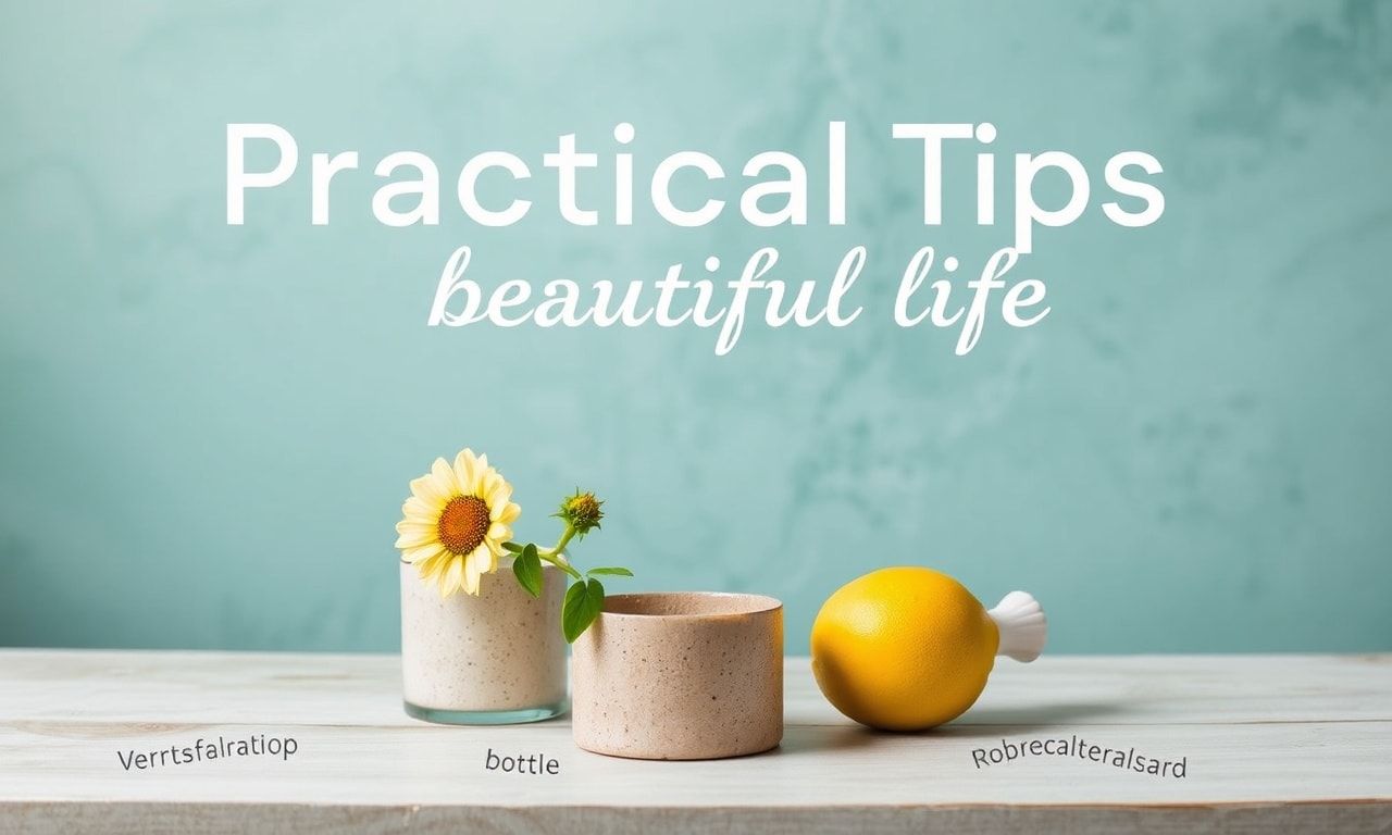 Güzel Bir Yaşam İçin Pratik İpuçları