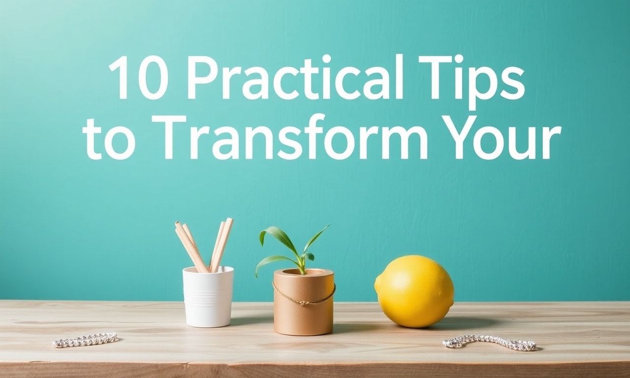 Yaşam Tarzınızı Dönüştürmek için 10 Pratik İpucu